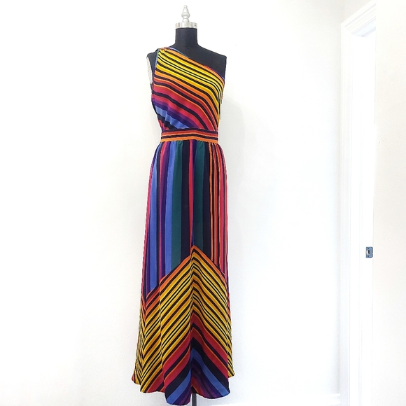 warehouse patchwork dress